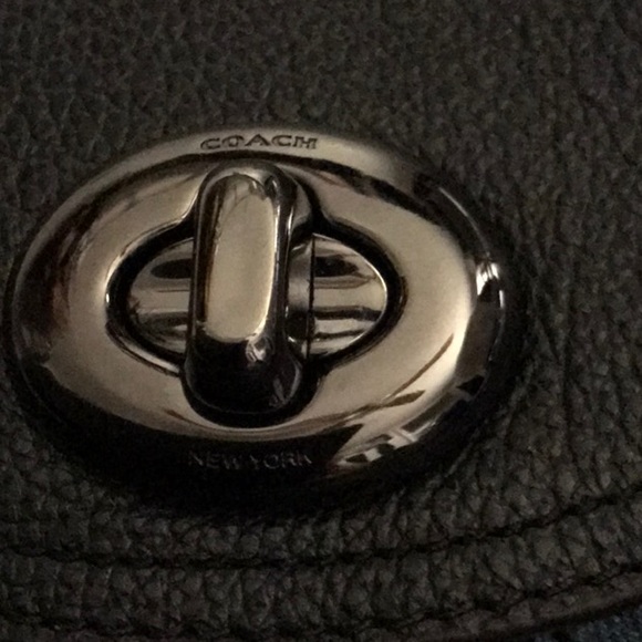 Small Coach backpack with denim patchwork - Picture 2 of 3